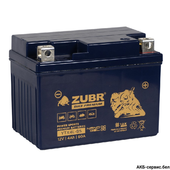 Zubr Bike Premium YTX4L-BS