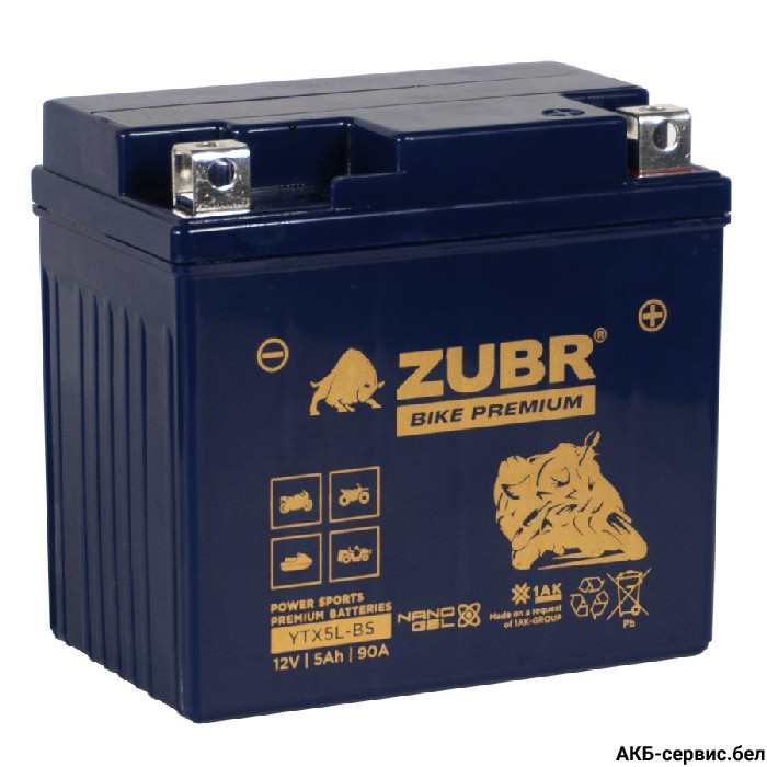 Zubr Bike Premium YTX5L-BS