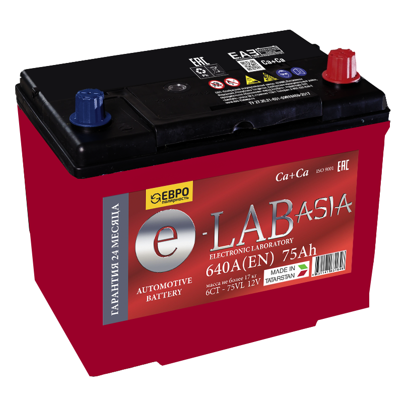E-Lab Asia 75Ah JR