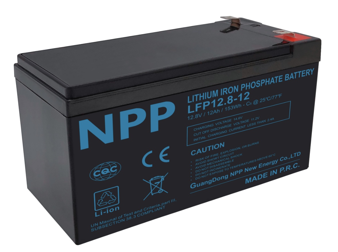 NPP LiFePO4 12.8 V, 12 Ah