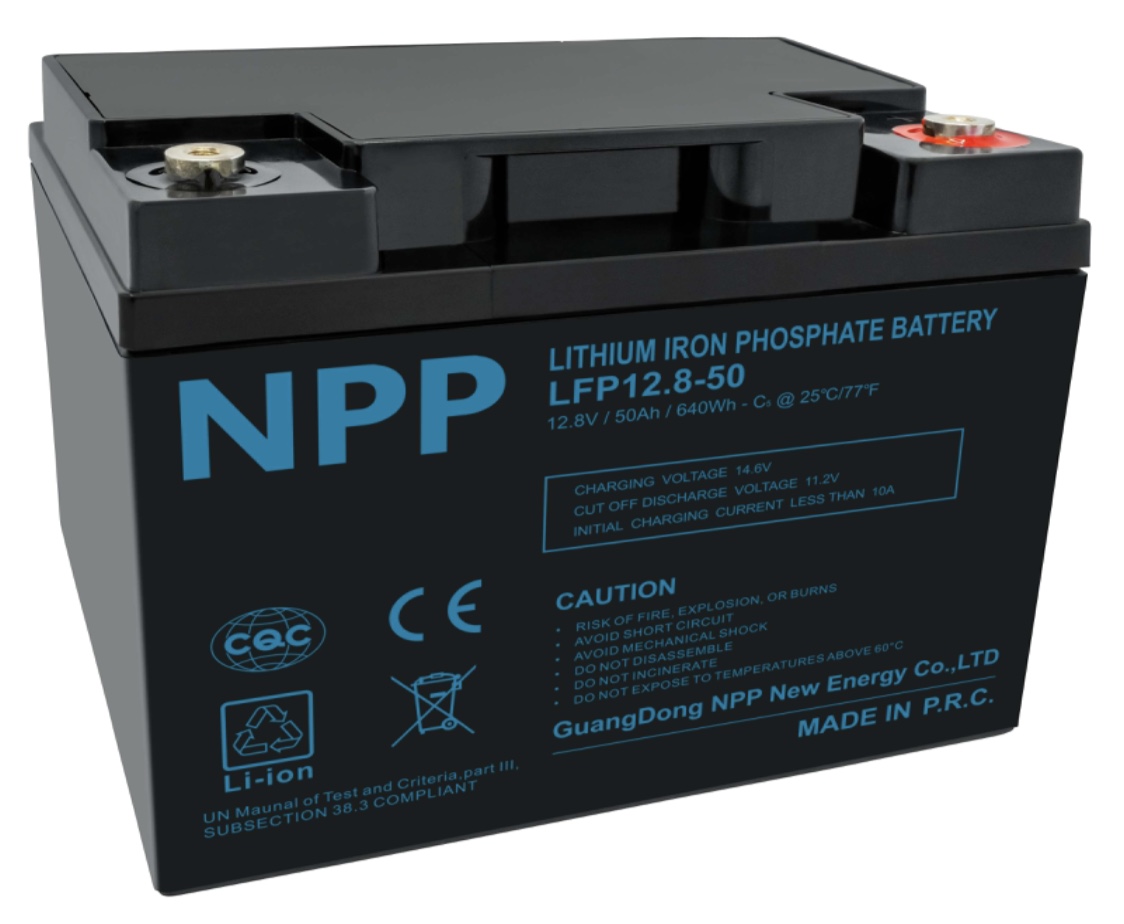 NPP LiFePO4 12.8 V, 50 Ah