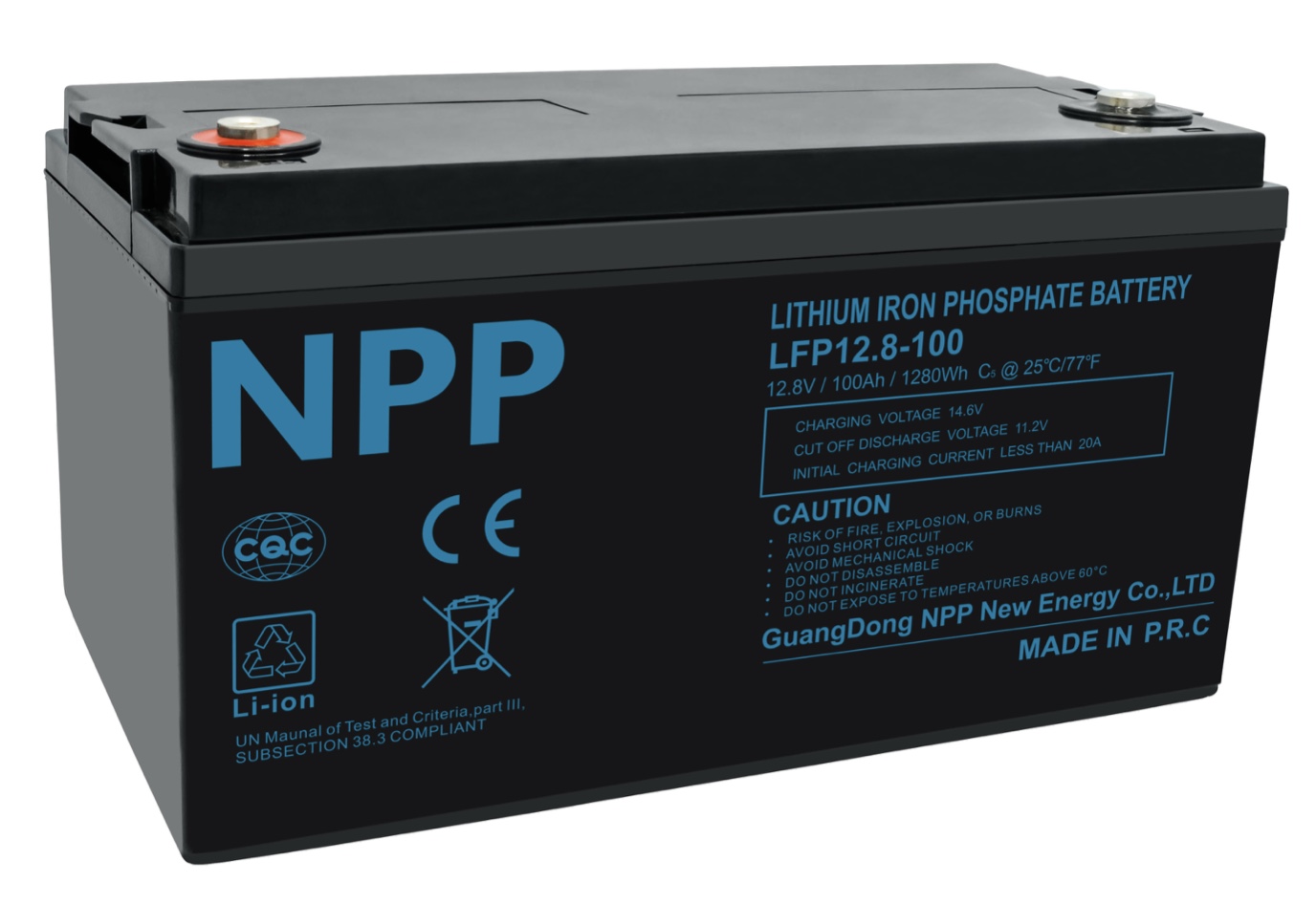 NPP LiFePO4 12.8 V, 100 Ah