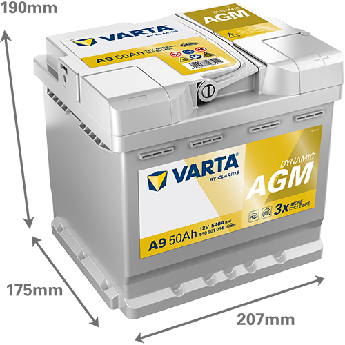 VARTA Dynamic AGM A9
